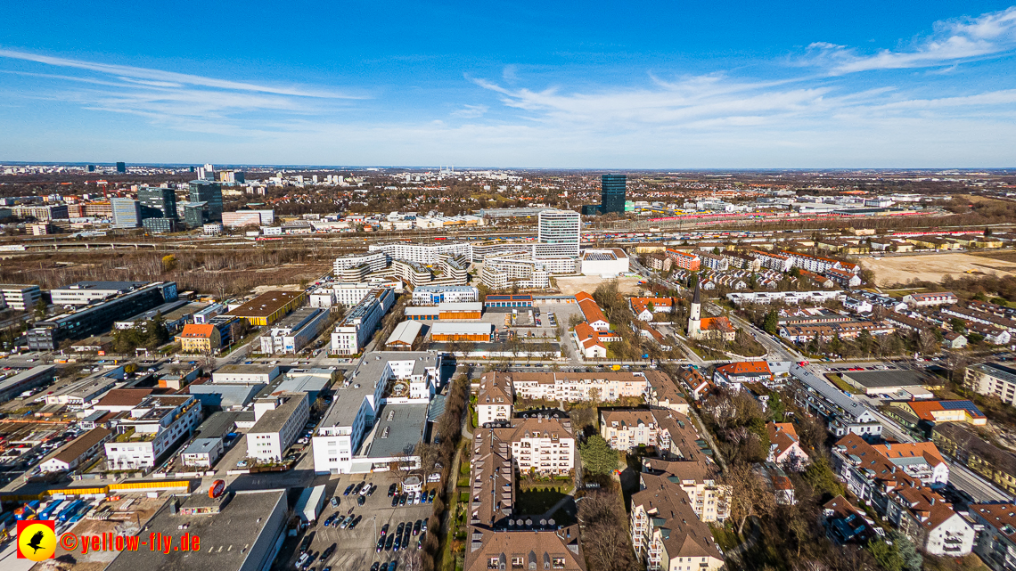 20.02.2023 - der Hachinger Bach zwischen Berg am Laim und Neuperlach